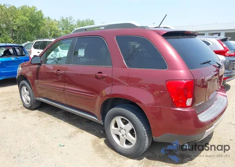 2007 Pontiac Torrent из США, поврежденный, VIN 2CKDL63F976045718